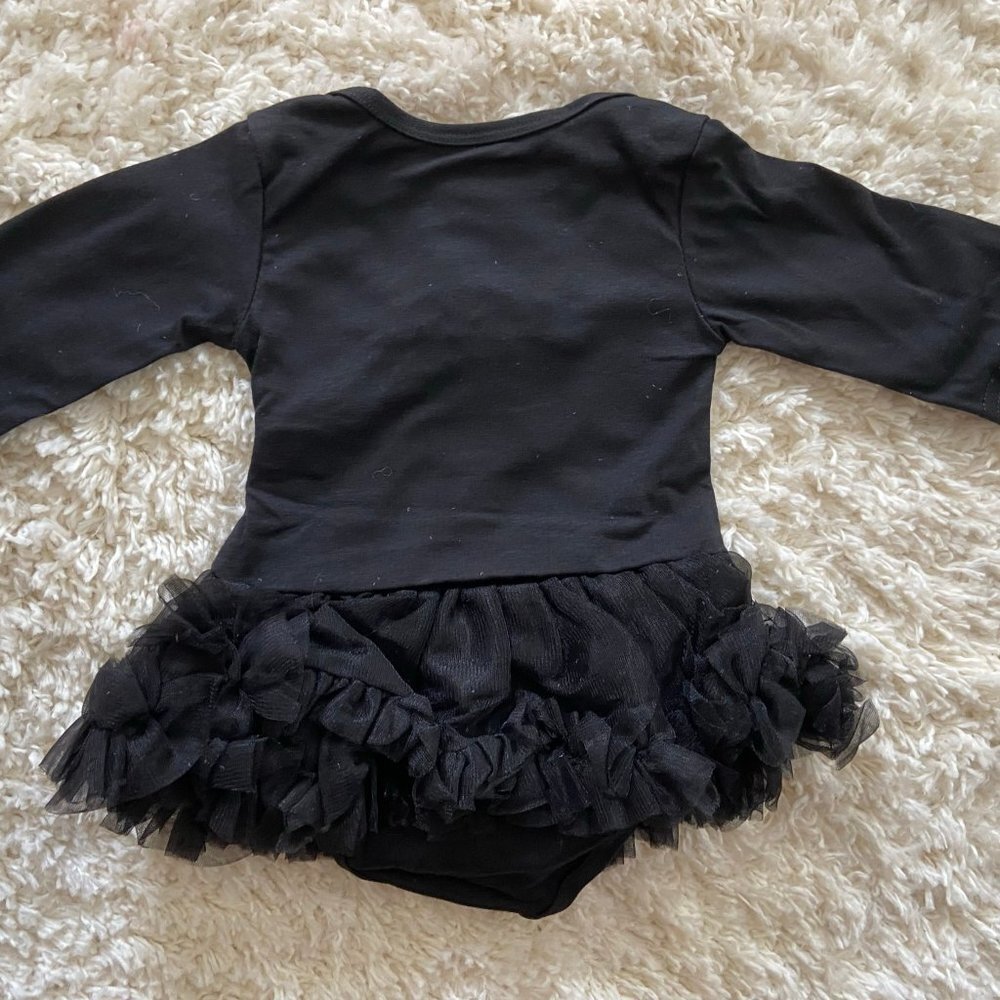 Halloween Baby Girl Dress Cutest Pumpkin With Unicorn Headband 3-6M NWT - Picture 3 of 4